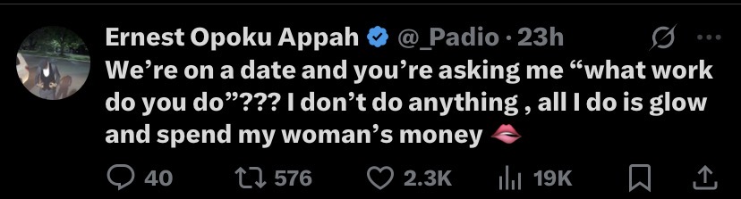 “I Just Glow & Spend Her Money” — The X Trend Where Men Are Acting Like ‘Girlfriends’ Is Breaking the Internet