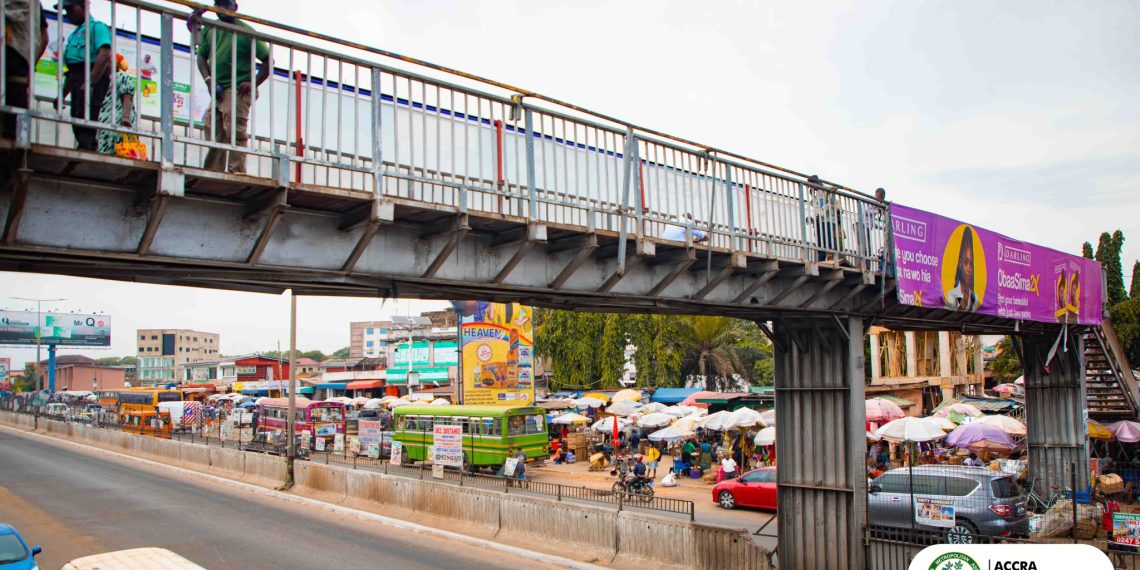 No More Hawking on Kaneshie Footbridge After Repairs – AMA Cracks Down